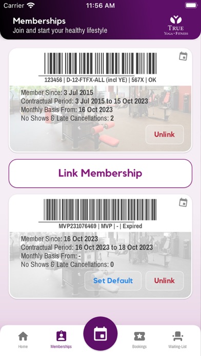 TRUE FITNESS Singapore Screenshot