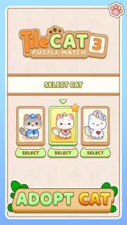 tile cat 3 - puzzle match iphone screenshot 2