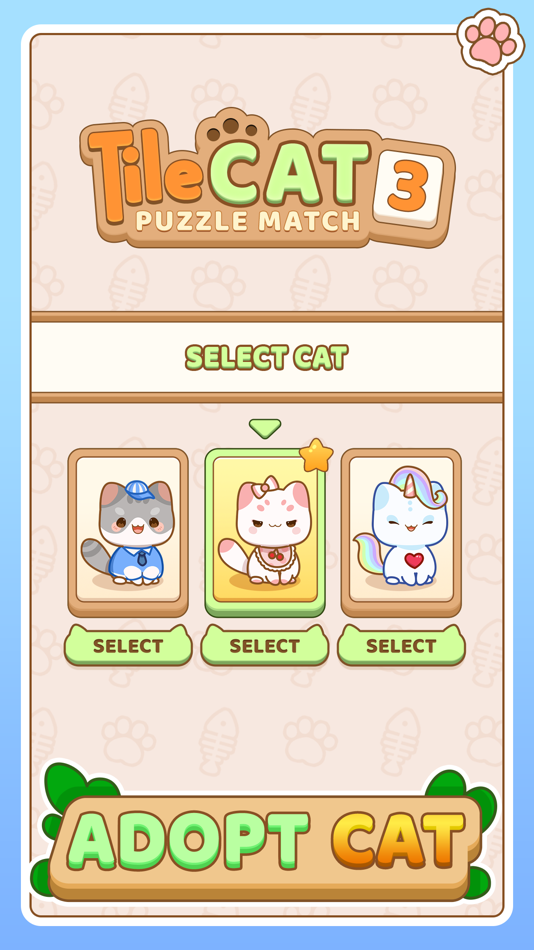 #2. Tile Cat 3 - Puzzle Match (iOS) Bởi: ABI GLOBAL LTD.