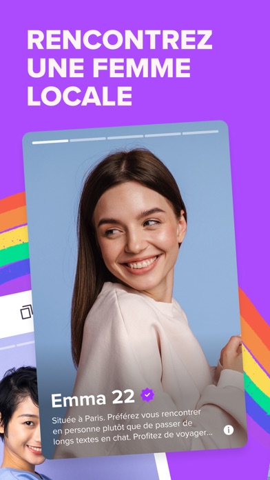 Screenshot #2 pour Zoe: Rencontres lesbiennes app