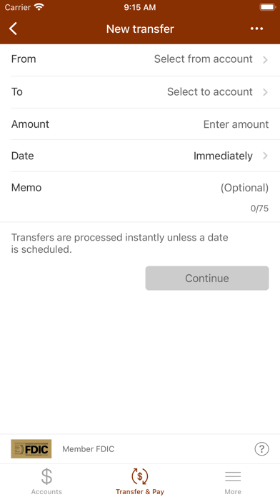 Morganton Savings Bank Screenshot