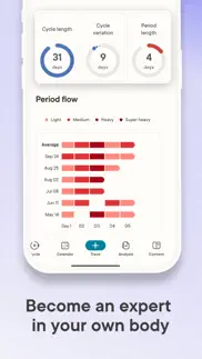 clue period tracker & calendar iphone screenshot 4
