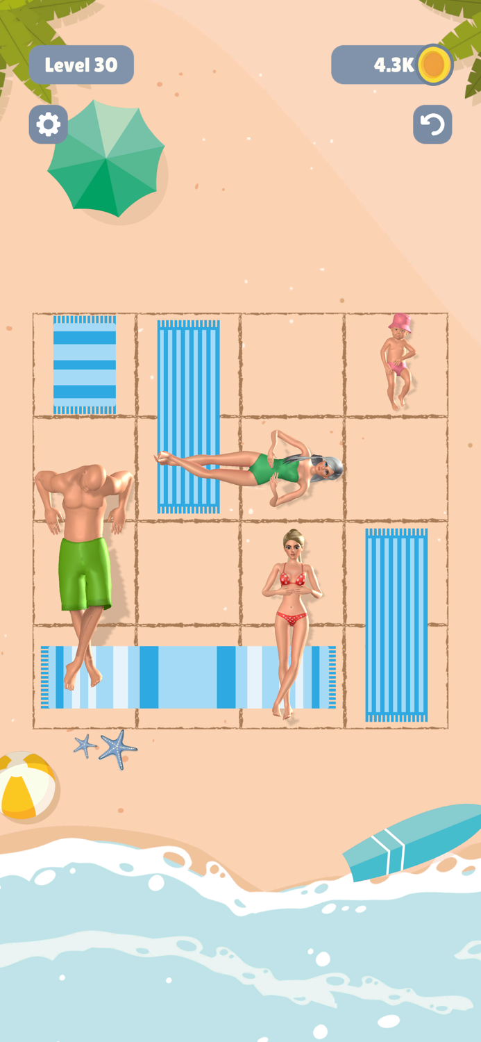 Towel Sort - Beach Edition