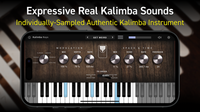 Screenshot 1 of Kalimba Keys App