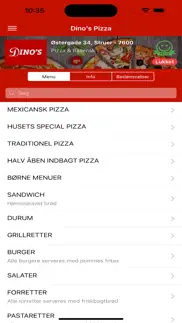 dino's pizza iphone screenshot 1