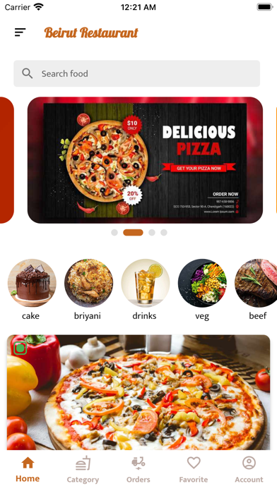 Beirut food court Screenshot