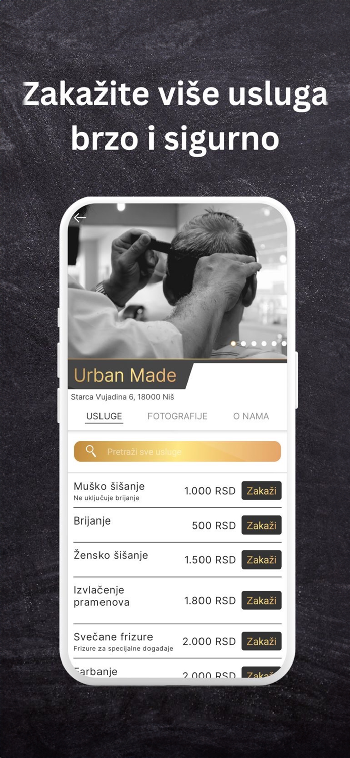 Salona - Zakazi svoj termin