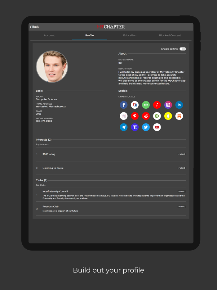 MyChapter - App For My Chapter