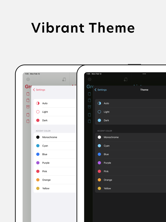 Purelist: Notes & Tasks iPad screenshot 7 - Productivity app