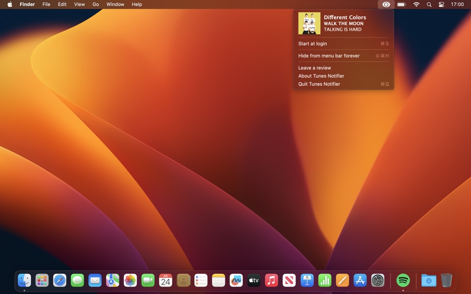 #3. Tunes Notifier (macOS) 由: Jules Coynel