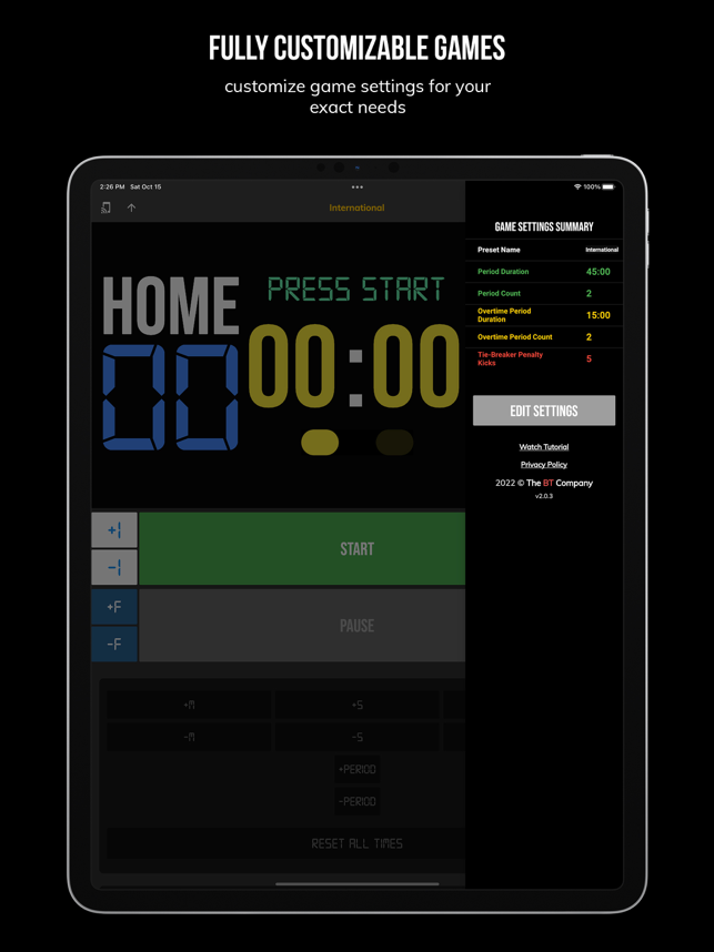 ‎BT Soccer/Football Controller Screenshot