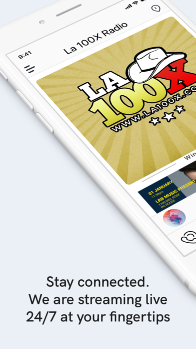 La 100X Radio Screenshot 1 - AppWisp.com La 100X Radio Screenshot 1 - AppWisp.com