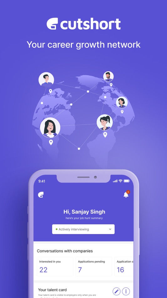 #1. Cutshort: AI Job Search App (iOS) Podle: Cutshort