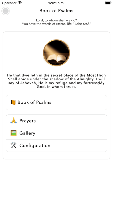 Book of Psalms Screenshot