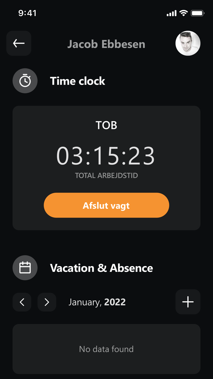 TitanPlan - Time Clock