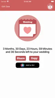 wedding countdown - new iphone screenshot 1