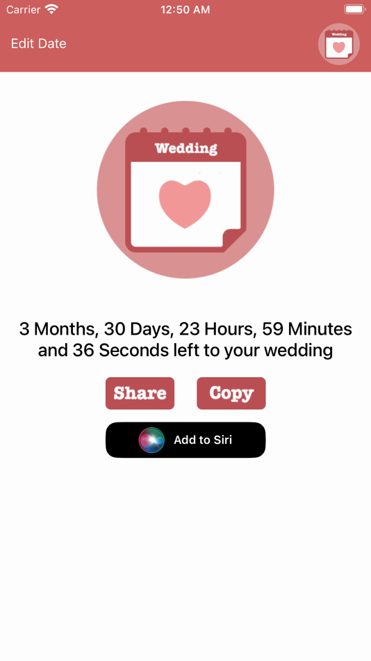 Wedding Countdown - New - 2.1 - (iOS)