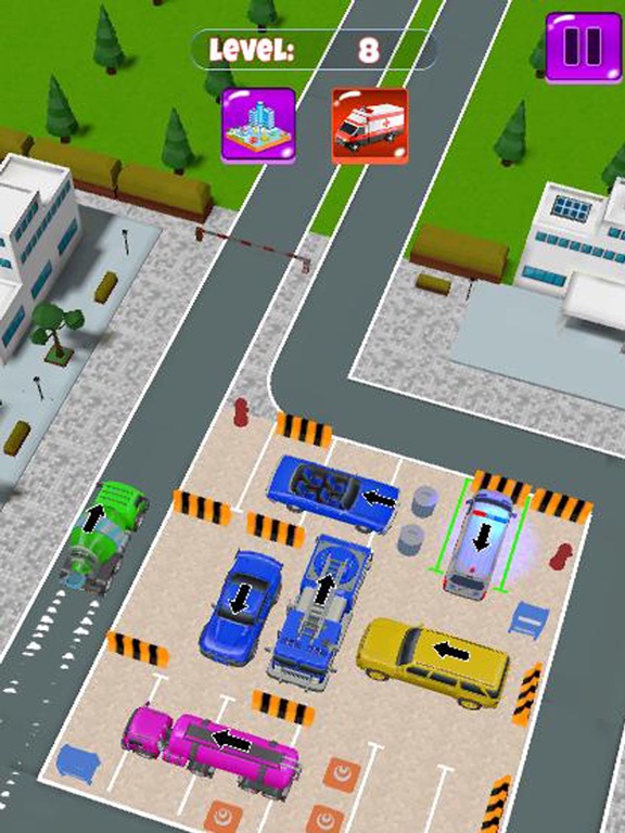 Ambulance Parking Jam Car Gameのおすすめ画像10