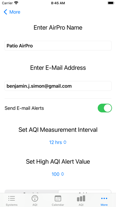 AirPro AQI Screenshot