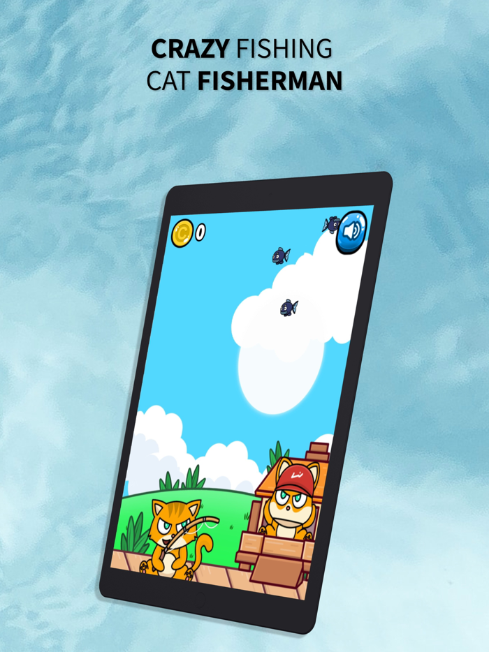 Crazy Fishing - Cat Fisherman