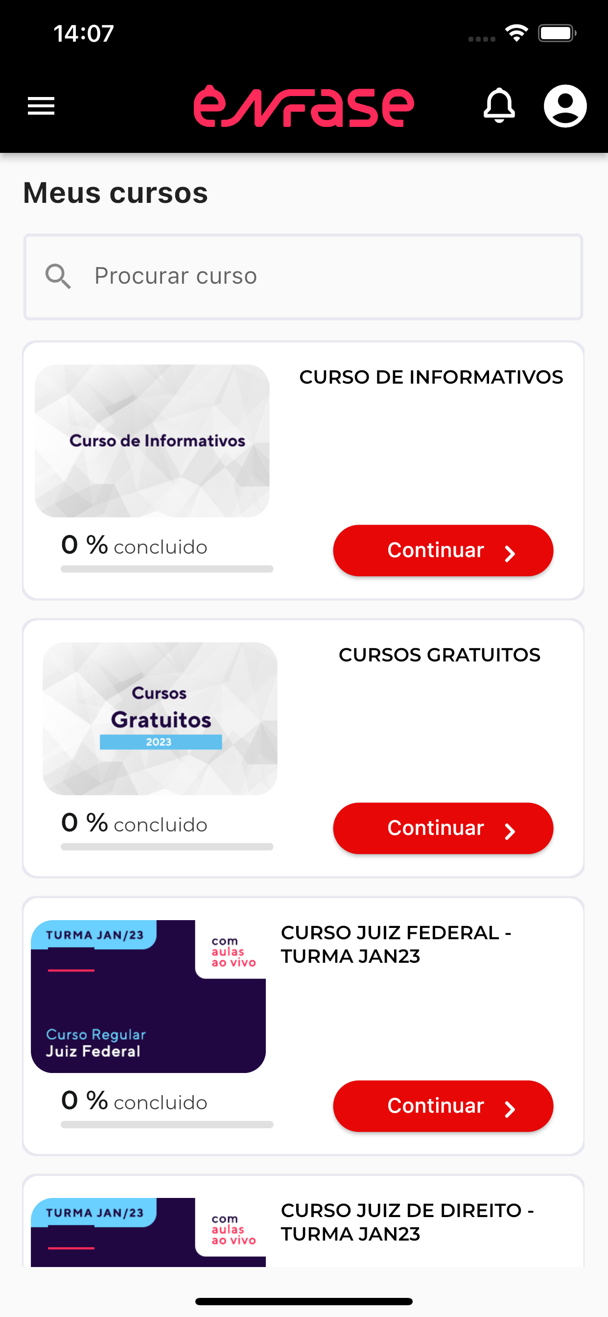 Curso Enfase