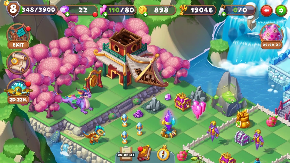 #6. Mergest Kingdom: merge puzzle (macOS) โดย: Clever Apps Pte Ltd