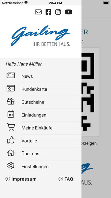Bettenhaus Gailing Bietigheim Screenshot