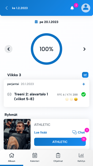 Versus Valmennus Screenshot