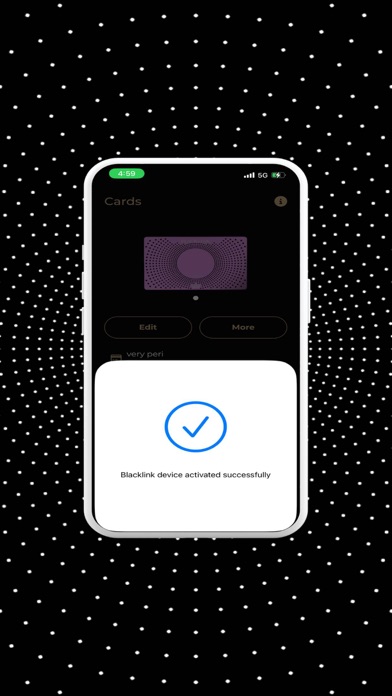BLACKLINK Cards Screenshot