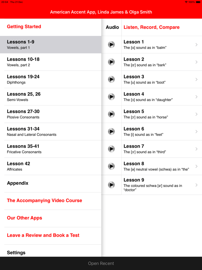 American Accent App