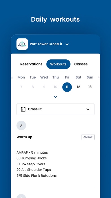 Port Tower CrossFit Screenshot