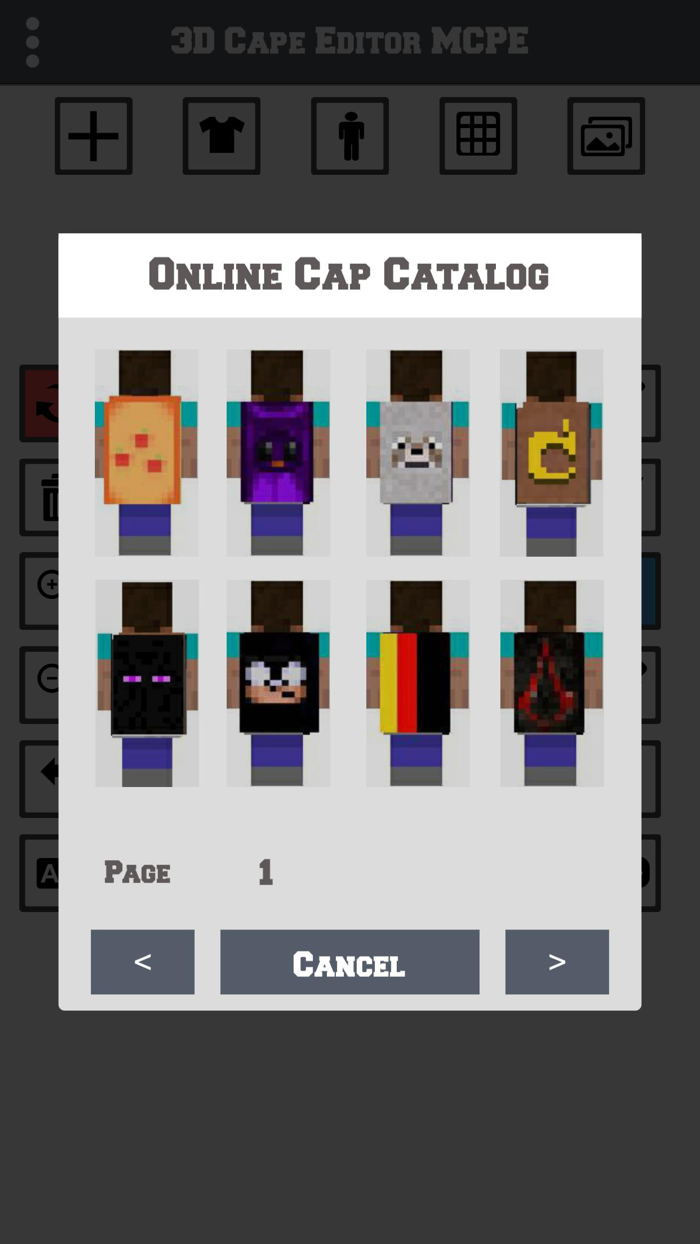 Cape Skin Editor For MCPE