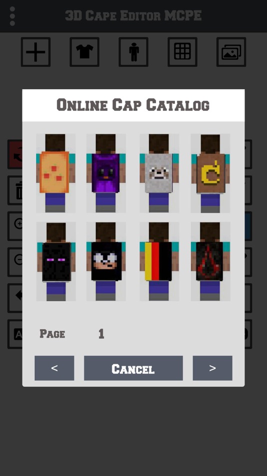 #7. Cape Skin Editor For MCPE (iOS) Podle: Riken Sonani