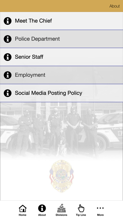 Lake Wales Police Department Screenshot