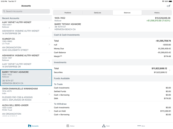 Screenshot #4 for Schwab Advisor Center® Mobile