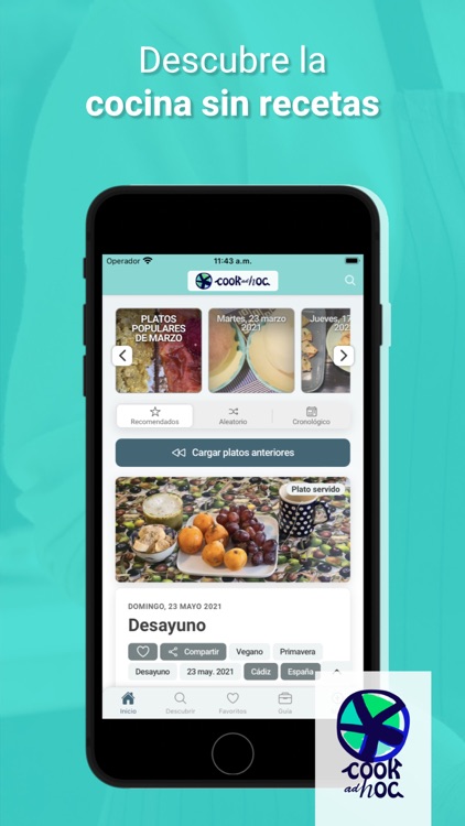 CookAdHoc: Cocina sin recetas