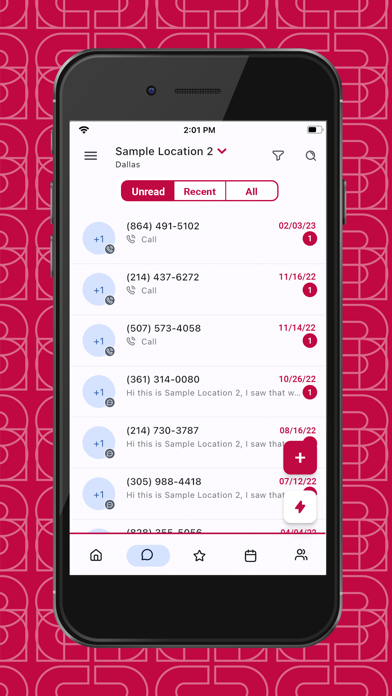 B&F CRM Screenshot