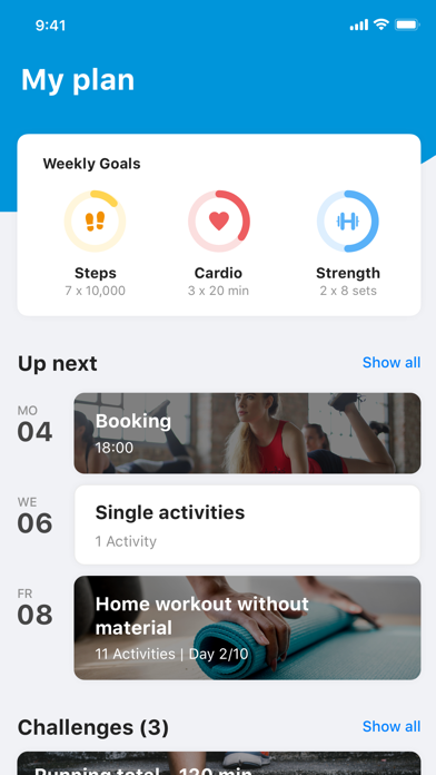 Personal Fit Training Screenshot