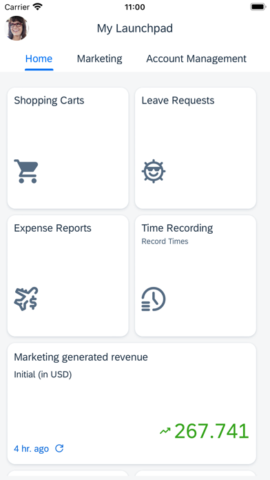 Screenshot #1 pour SAP Business ByDesign Mobile