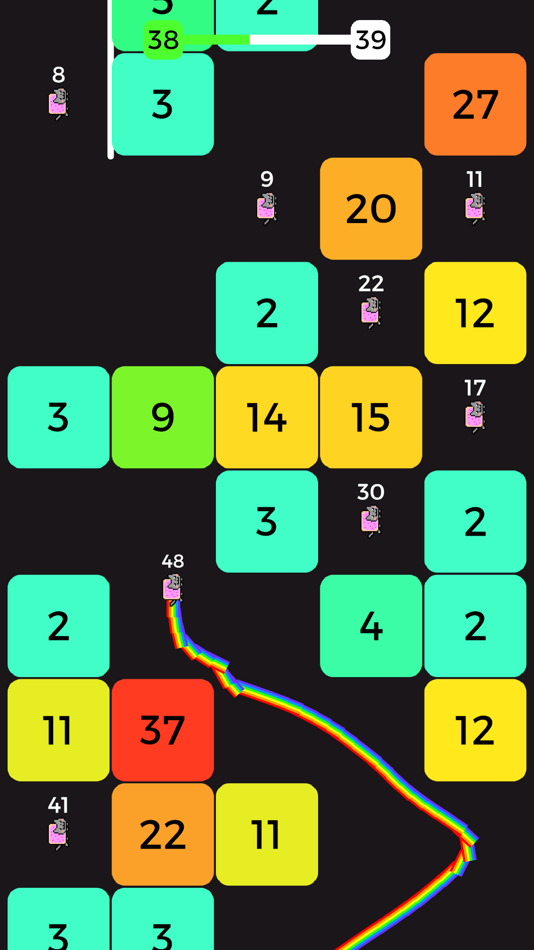 #4. Snake VS Block (iOS) 来自: Voodoo