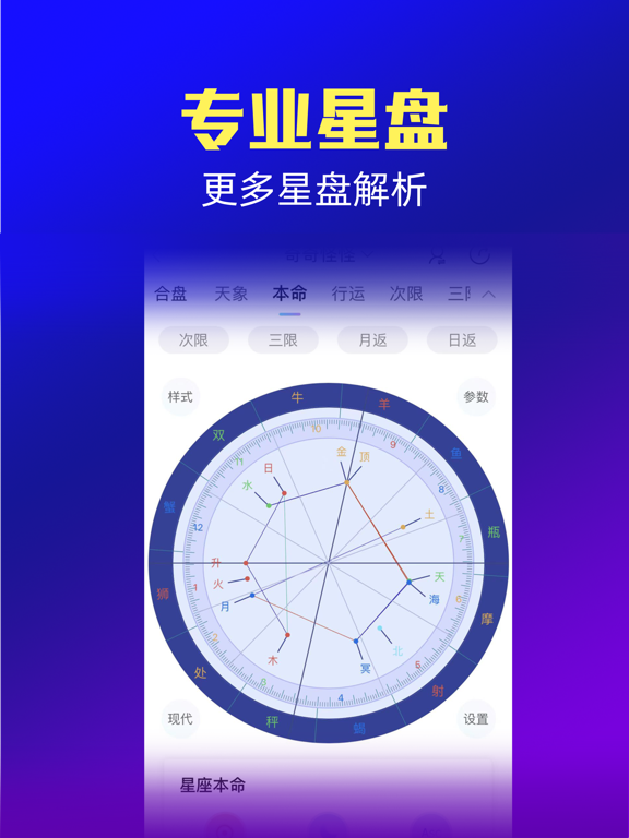 Screenshot #6 pour 橡子星座-星盘塔罗合盘运势助手