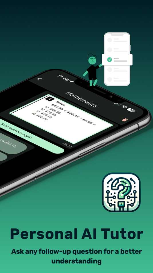 #1. AI Homework: Scan & Picsolve (iOS) 由: Onat Cipli