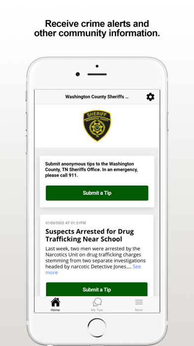 WashingtonCo TN Sheriff Screenshot