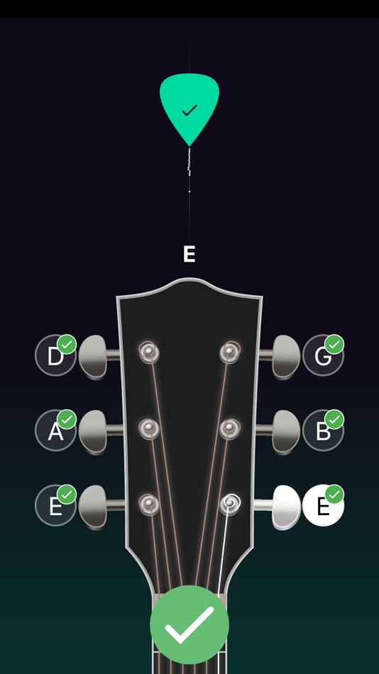#1. Guitar Tuner - 6 strings (iOS) 由: mounir tajaouart