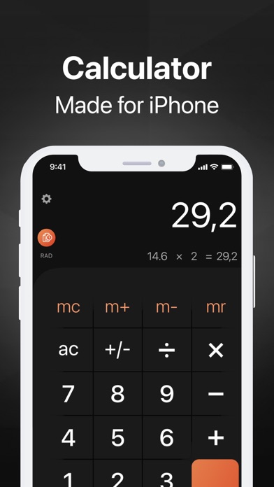 Calculator for iPad & iPhone + screenshot 1