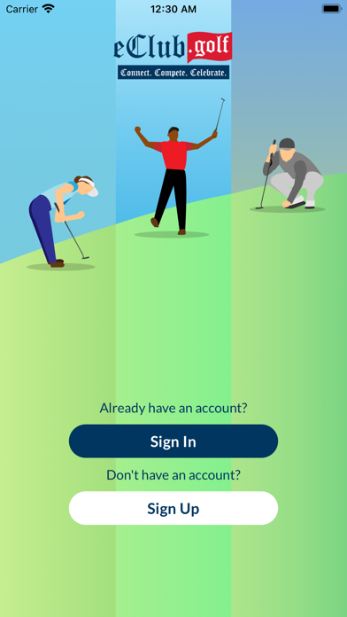eClubgolf Screenshot
