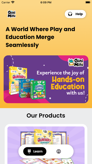 Ginimini app Screenshot