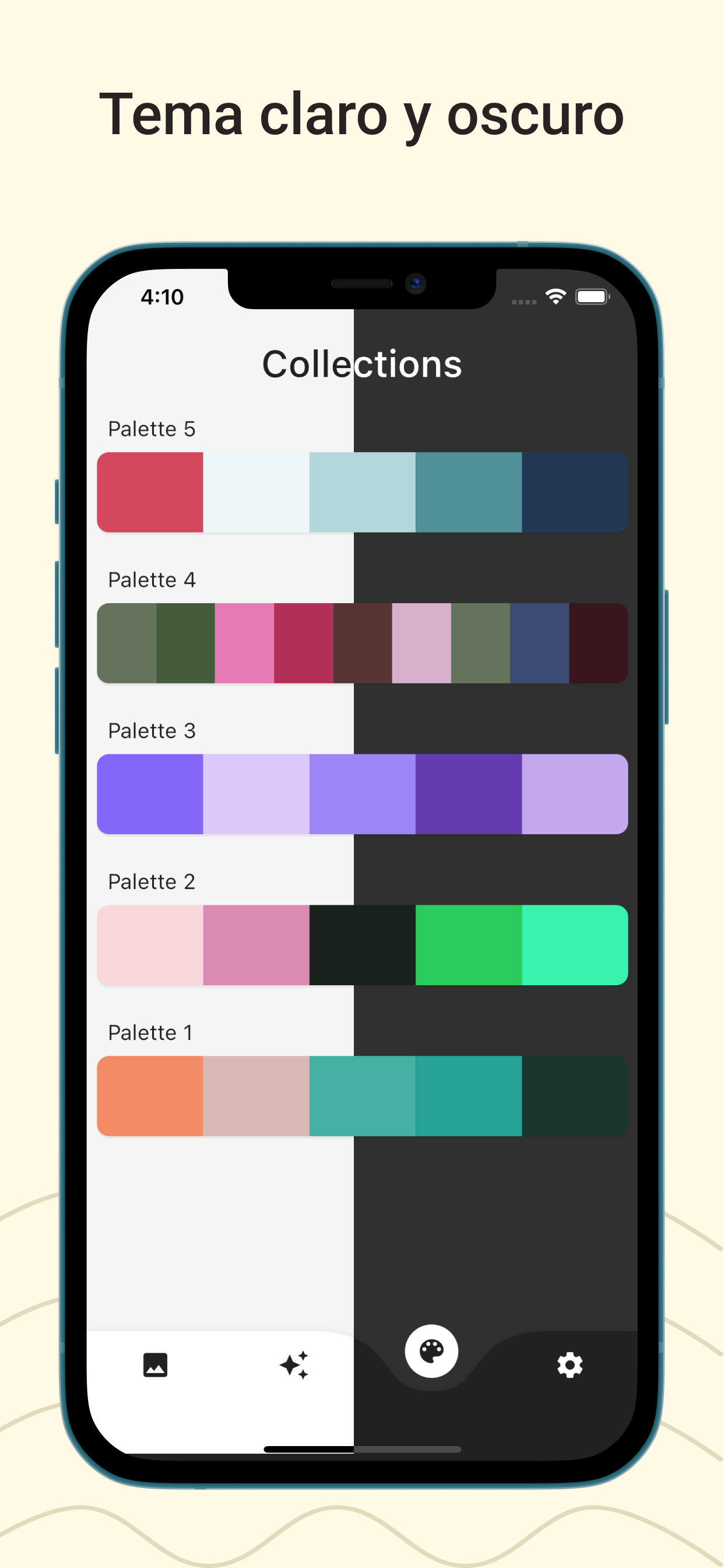 Paleta de Colores: Selector