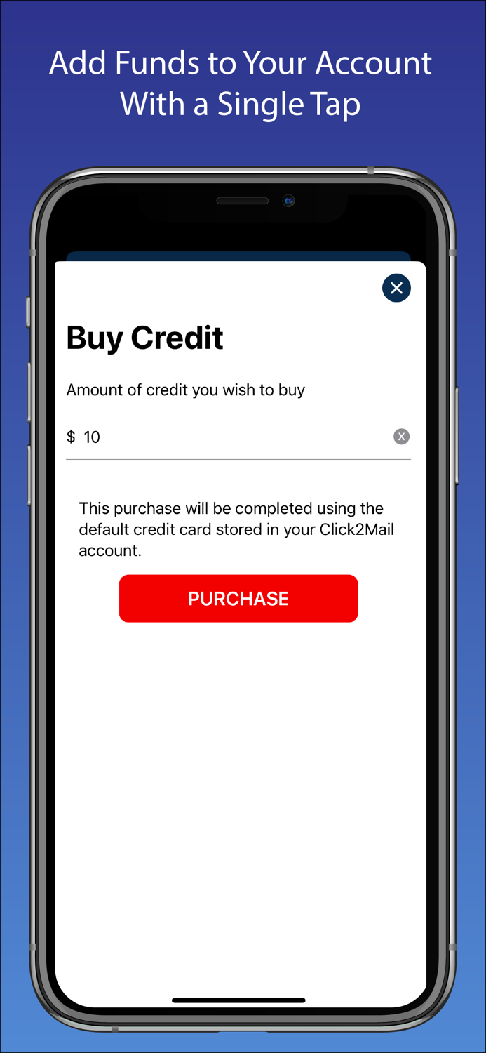 Click2Mail Dashboard