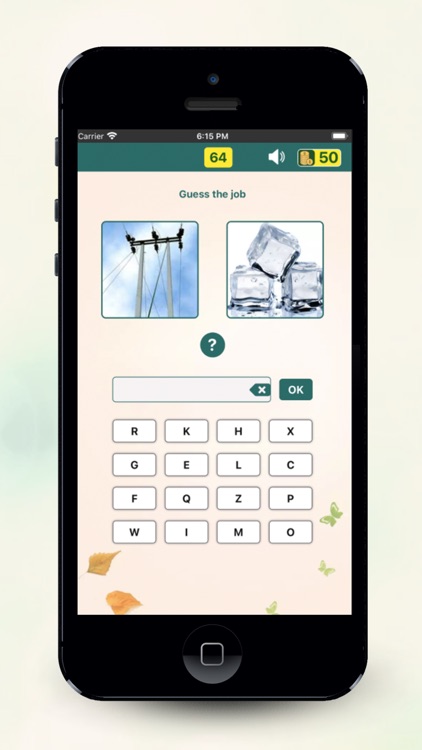 Word by picture puzzle game